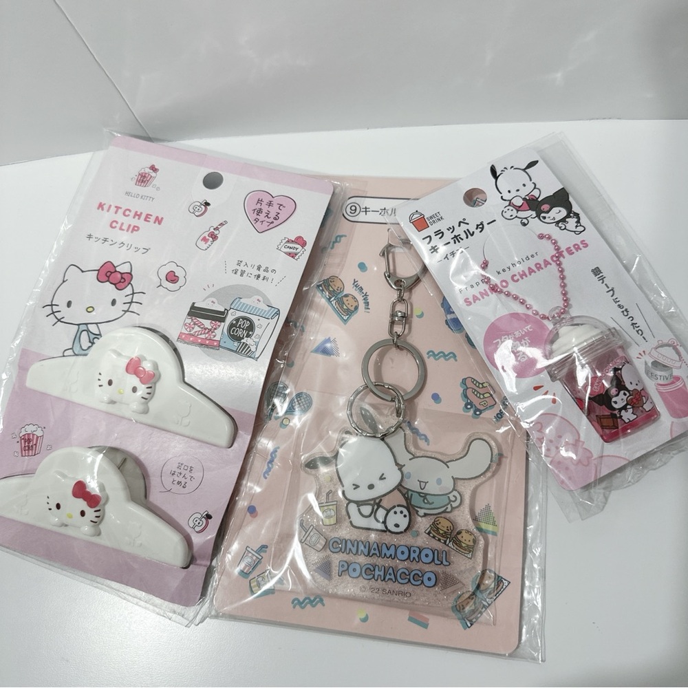 Sanrio Hello Kitty, Cinnamoroll, Pochacco and Kuromi Set